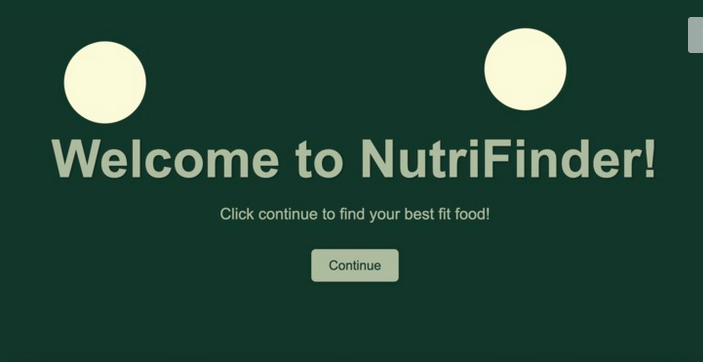 NutriFinder App